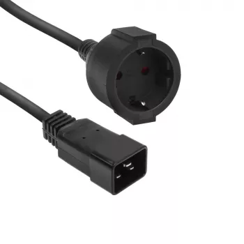 ACT virtakaapeli C20 CEE 7/3 musta 0,2 m 230 V 16 A