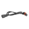 ACT virtakaapeli C14 - C13 IEC Lock (kulma) musta 3 m, PC2052