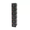 ACT C13 IEC Lock Net Entree (6 lähtöä) - musta, PA135015BK6