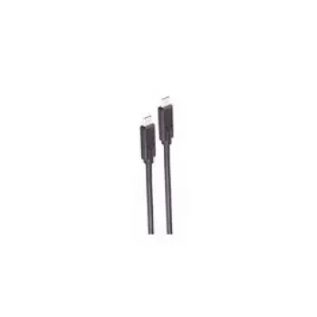 USB-kaapeli ShiverPeaks BS13-63005 USB4 Gen 3x2 0,25 m USB-C musta