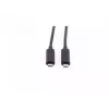 USB-kaapeli ShiverPeaks BS30-41075 10 m USB 3.2 Gen 2 USB-C musta