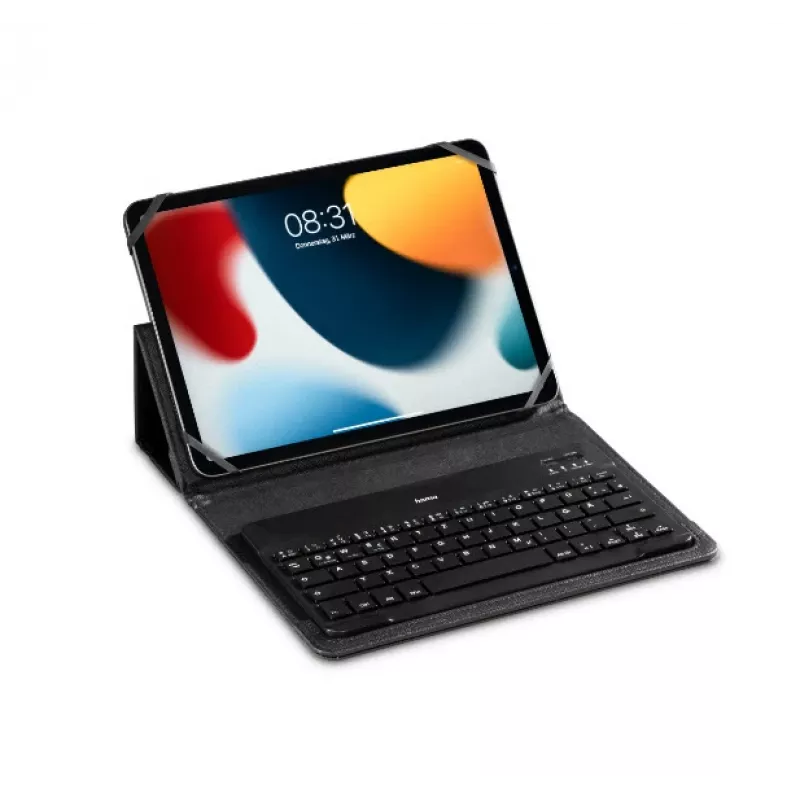 Hama KEY4ALL X3100 Bluetooth-näppäimistö tablettikoteloilla, QWERTZ, musta