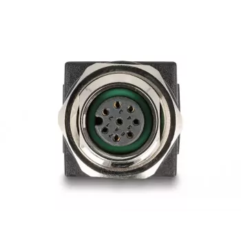 DeLOCK M12-adapteri A-koodattu 8-napainen liitin RJ45-liittimeen suora