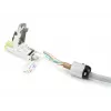 ACT kenttäasennettava liitin RJ45 CAT6A suojattu, työkaluton, 4PPoE 100W