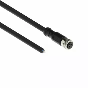 ACT Industrial 1,50 metrin anturikaapeli M8A 3-napainen liitin - avoin pää, Ultraflex Xtreme TPE -kaapeli, suojattu