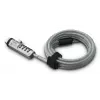 Hama USB-kaapelilukko hopea, läpinäkyvä 1,8 m