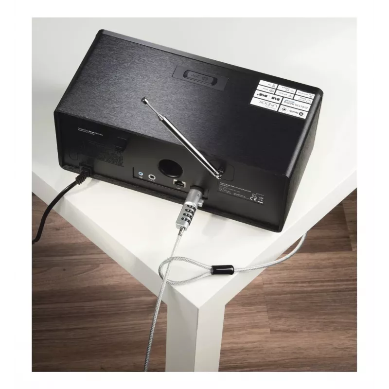 Hama USB-kaapelilukko hopea, läpinäkyvä 1,8 m