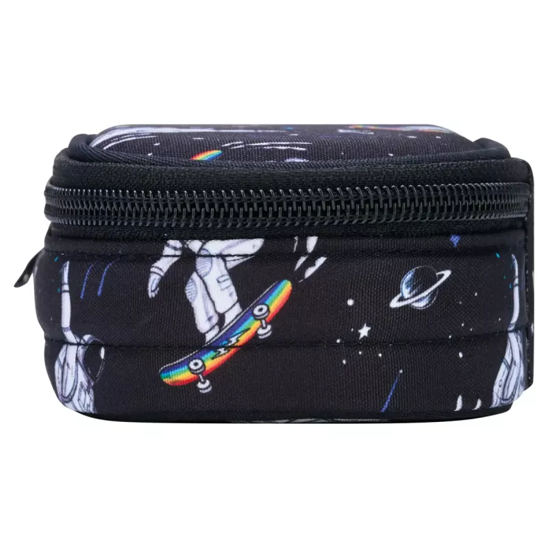 Herlitz Space Skater pehmeä penaali polyesteri tummansininen valkoinen