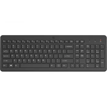 Langaton täysikokoinen kalvonnäppäimistö HP 220 – musta, RF 2,4 GHz, USB-A-vastaanotin, QWERTY, numeronäppäimistö, AAA-paristo