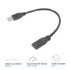 USB-sovitin ACT AC7460 USB-A-uros 24-napaiseen USB-C-naaraspuoleen, 20 cm, 5 Gbit/s