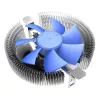 Jäähdytyssarja PCCOOLER E90 Top-Blow CPU-jäähdytin 8 cm 1000-2000 kierr./min hydraulinen laakeri sininen