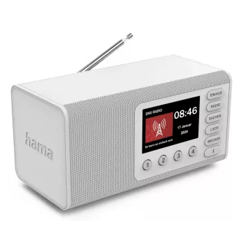 Henkilökohtainen radio Hama DR1001 DAB DAB+ FM digitaaliviritin 5 W