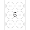 Itseliimautuvat tarrat HERMA CD Mini A4 Ø 78 mm