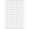 Yleistarrat HERMA 8x12 mm valkoinen paperi matta käsinmerkintä 3840 kpl