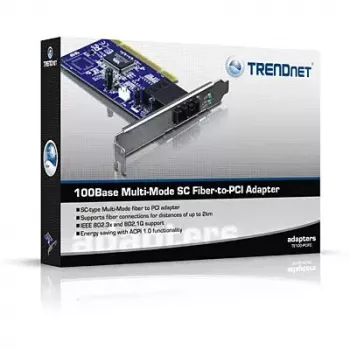 Kuitu-PCI-kortti Trendnet TE100-PCIFC 100Base monimuoto SC