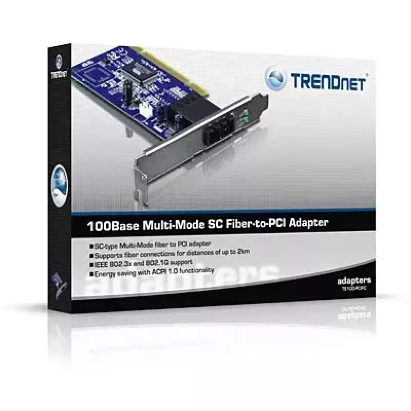 Kuitu-PCI-kortti Trendnet TE100-PCIFC 100Base monimuoto SC