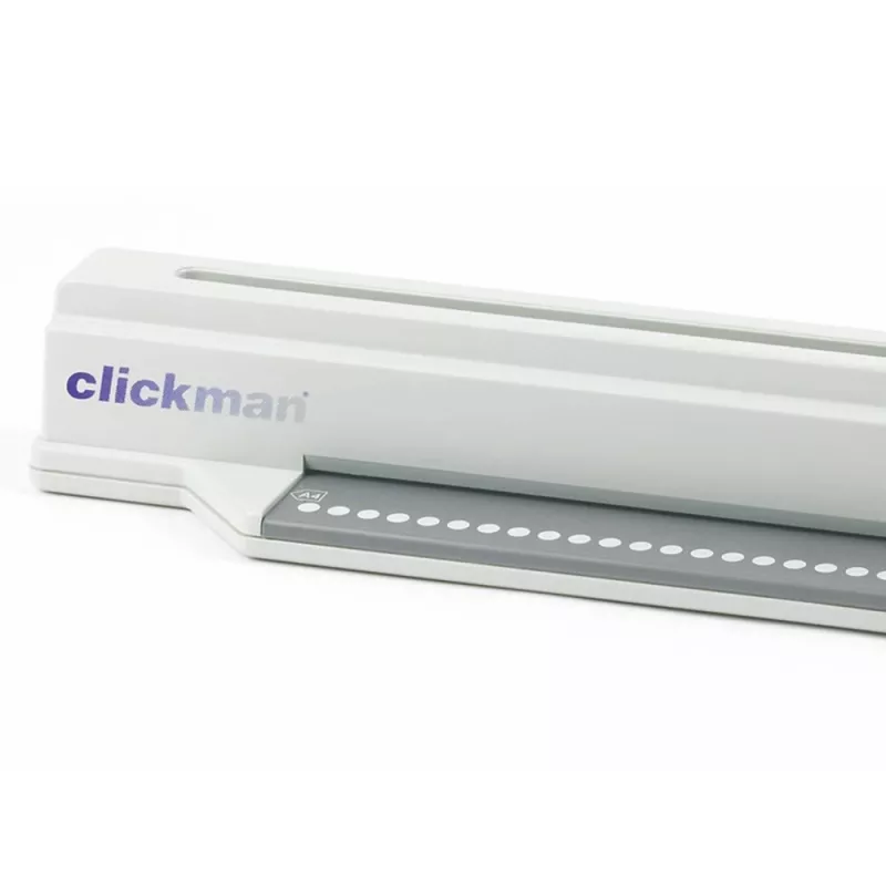 GBC sidontalaite ClickBind ClickMan manuaalinen sidontalaite, manuaalinen, 145 arkkia, harmaa, valkoinen