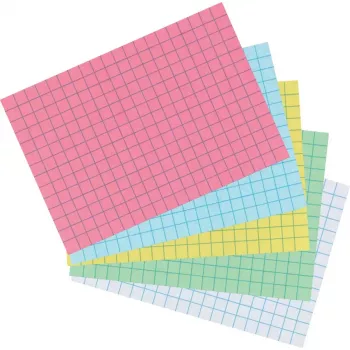 Korttikortit Herlitz 10901452 vihreä 100 kpl ruudullinen paperi 170 g/m²