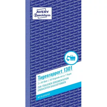 Kirjanpitolomake/-kirja AVERY 1301 50 sivua
