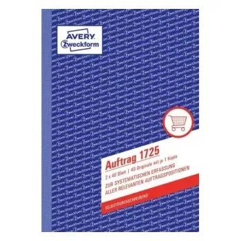 Liikelomake Avery 1725