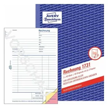 Liikelomake Avery 1731