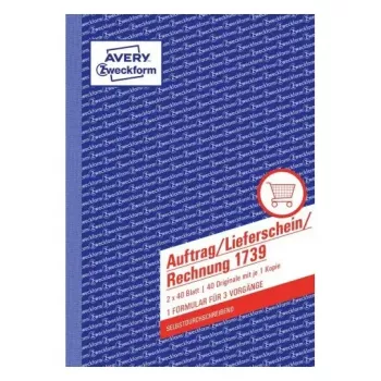 Yrityslomake Avery 1739