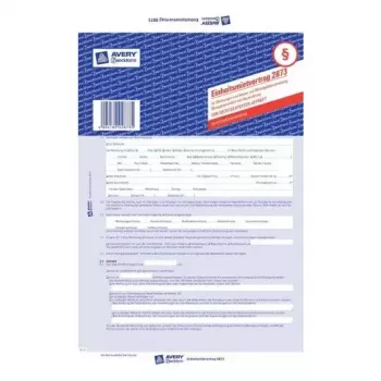 Rekisteripaperi Avery 2873