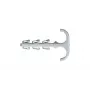 Kaapelikiinnike Fischer 58184 harmaa 100 kpl