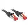 Lindy kaapeli / sovitin verkkokaapeli musta 1 m Cat6 S/FTP (S-STP)