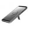 Samsung EF-RG960CSEGWW suojakuori jalustalla Galaxy S9:lle, hopea