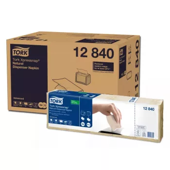Paperiservetit Tork 12840 natural 1125 kpl