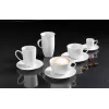 Ritzenhoff & Breker Snap BIANCO posliininen cappuccinokuppi 0,3 L, 4 kpl:n setti