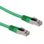 ACT vihreä 5 metrin LSZH SFTP CAT6A patchkaapeli RJ45-liittimillä