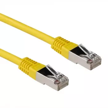 ACT keltainen 1,5 metrin LSZH SFTP CAT6A patchkaapeli RJ45-liittimillä
