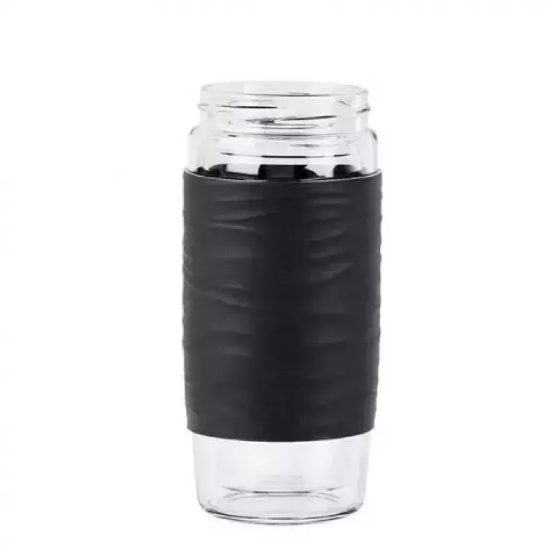 EMSA N20803 teemuki, 420 ml, musta, siivilälisäosalla