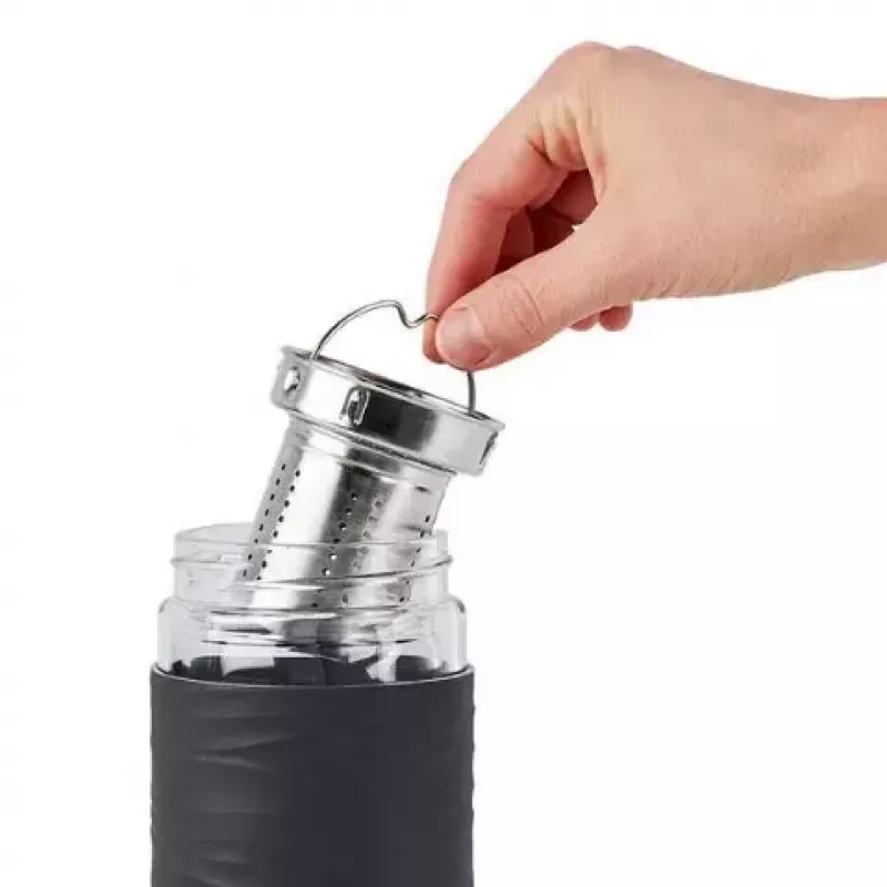 EMSA N20803 teemuki, 420 ml, musta, siivilälisäosalla