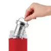 Emsa TEA MUG eristetty muki 2-in-1-siivilälisäosalla, 420 ml, punainen