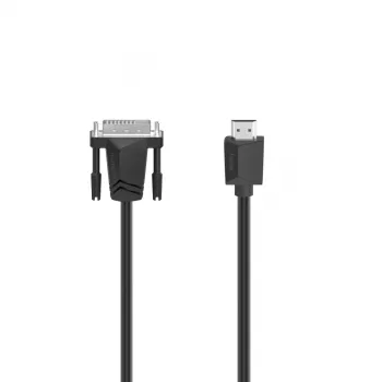 Hama 00200716 DVI-kaapeli 3 m DVI-D HDMI Type-A (Standard) musta