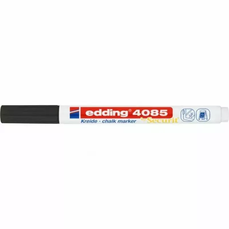 Liitukynä Edding 4085 Bullet musta 1 kpl