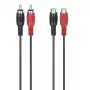 Hama 00305035 audiokaapeli 5 m 2 x RCA musta