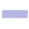 Langaton näppäimistö Rapoo E9700M QWERTZ saksa syreeni RF Bluetooth