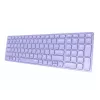 Langaton näppäimistö Rapoo E9700M QWERTZ saksa syreeni RF Bluetooth
