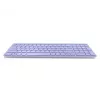 Langaton näppäimistö Rapoo E9700M QWERTZ saksa syreeni RF Bluetooth