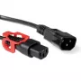 ACT virtakaapeli C13 IEC Lock+ - C14 musta 3 m, PC1527