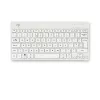 R-Go Tools ergonominen näppäimistö R-Go Compact Break, kompakti näppäimistö tauko-ohjelmistolla, QWERTY (UK), Bluetooth, valkoinen