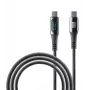 Cellularline Display -kaapeli USB-C-kaapeli integroidulla LCD-näytöllä