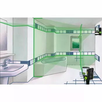 Ristiviivalaser Laserliner 081.081E 40 m itsetasaus tarkkuus 0,5 mm/m