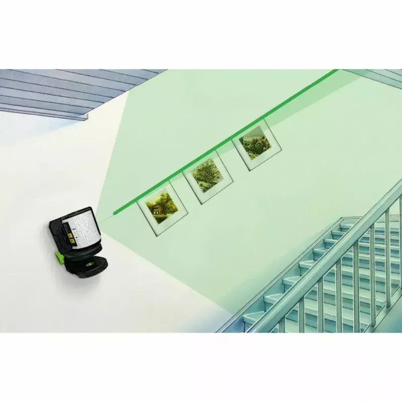 Ristiviivalaser Laserliner 081.081E 40 m itsetasaus tarkkuus 0,5 mm/m