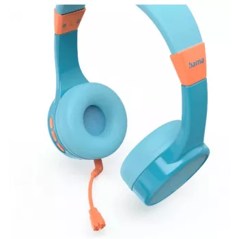 Hama Teens Guard II kuulokemikrofoni langaton panta puhelut/musiikki USB Type-C Bluetooth sininen, oranssi