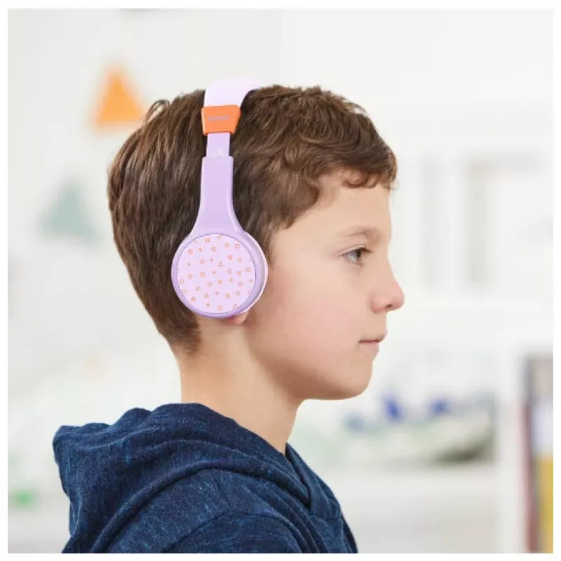 Hama Teens Guard II kuulokemikrofoni langaton panta puhelut/musiikki USB Type-C Bluetooth oranssi, violetti